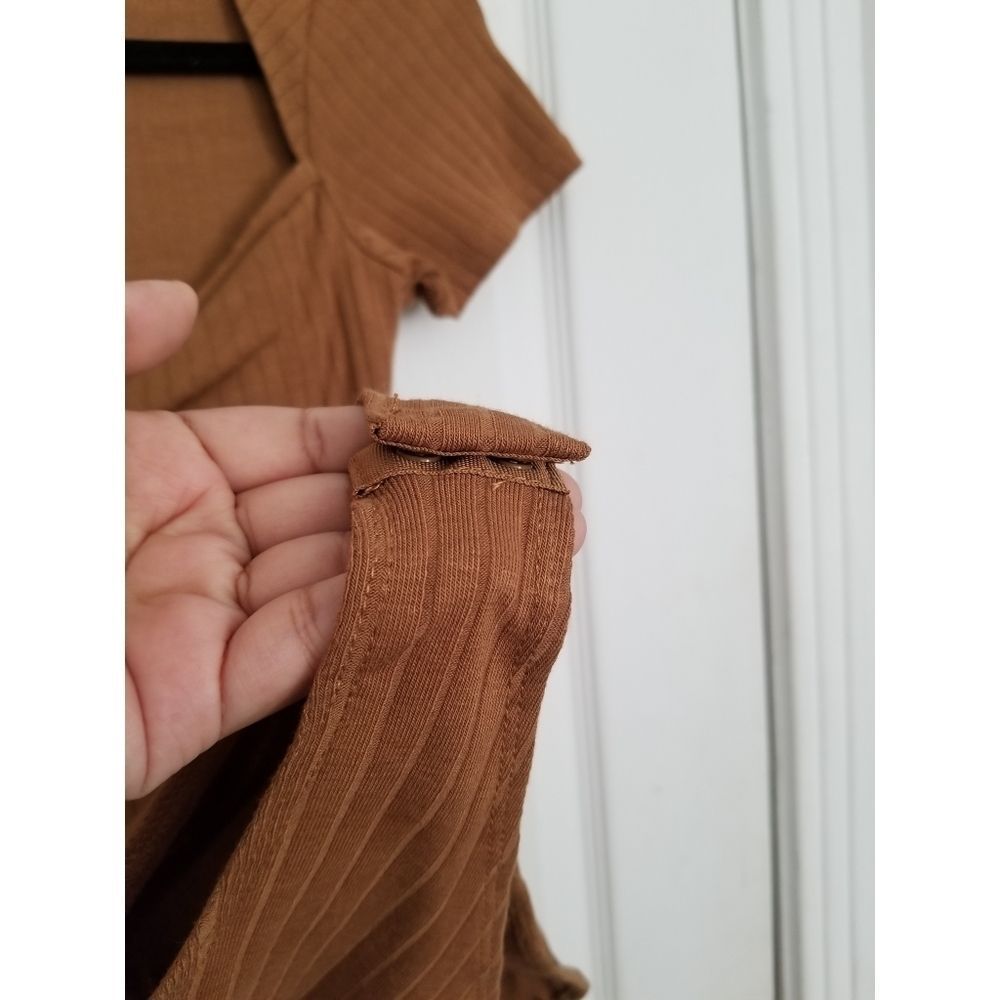 Wild fable brown cutout bodysuit - Picture 6 of 6